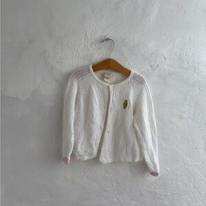 4T vintage cotton blend Classic Pooh cardigan